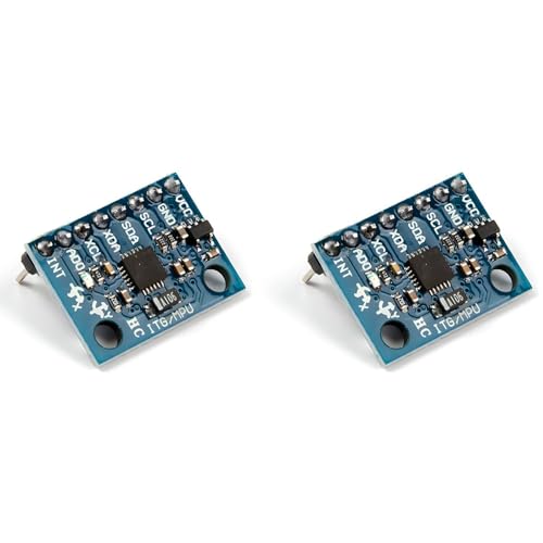 SHILLEHTEK MPU6050 / MPU-6050 Pre-Soldered GY-521 Module | 6-Axis Accelerometer Sensor &amp; IMU Sensor | Compatible with Arduino Accelerometer Projects, Accelerometer Arduino Builds, and Raspberry Pi (2)