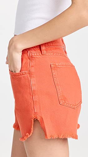 7 For All Mankind Easy Ruby Cutoffs in Tigerlily Tigerlily 284