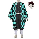 【Duodoyso】Cosplay Costume Kimono Anime Costume for Children with wig Halloween Christmas Cosplay kids Kimono