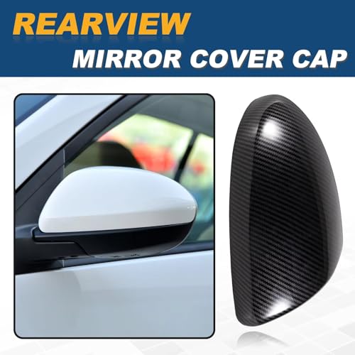 Rénover un rétroviseur rayé de Mazda 3 avec ce cache carbone protecteur - 4