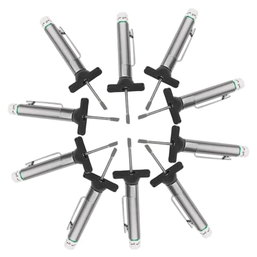 STOBAZA 10Pcs Car Tire Tread Depth Gauge Tool Accurate Measurement for Vehicles Durable User Friendly Design for Professionals DIY Enthusiasts