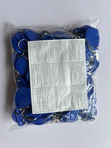 YARONGTECH RFID 13.56mhz IC 1K Access Key fob (Pack of 100) (Blue) - Image 3