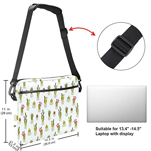 Sac d'ordinateur portable 13 pouces finitions soignées imprimé cactus - 5