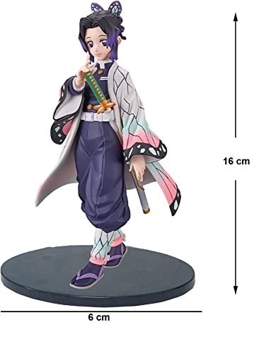 Image of Awestuffs Action Figure Limited Edition for Car Dashboard, Decoration, Cake, Office Desk & Study Table (Shinobu Ko-cho D Slayer)