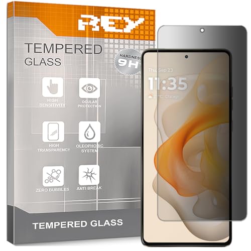 REY Protector de Pantalla Antiespía para MOTOROLA MOTO G STYLUS 5G 2024, Cristal Vidrio Templado Premium