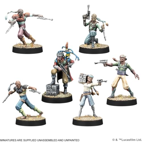 Star Wars Legion Hondo Ohnaka pack de mercenarios con 10 miniaturas Asmodee 3