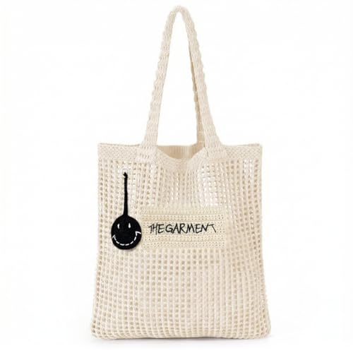 Image of PALAY Tote Bag for Woman Girls Bow Crochet Shoulder Bag Coquette Cute Knitted Women Handbags
