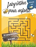  Mon Grand Livre de Labyrinthes: 70 labyrinthes de formes variées pour enfants de 5 à 8 ans