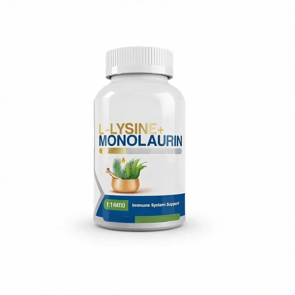 Lysin und Monolaurin, unterstützen das Immunsystem – leicht aufzulösen und zu absorbieren