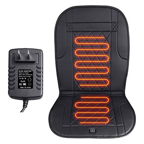 KINGLETING Heated Seat Cushion with Pressure-Sensitive,Heat Seat Cover for Home, Office and More Cover