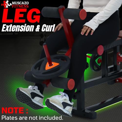 Image of PRO Heavy Duty 8-in-1 Strength Multi Gym Bench | Adjustable Flat, Incline, Decline Bench with Leg Curl & Leg Extension | Home Gym Workout Bench