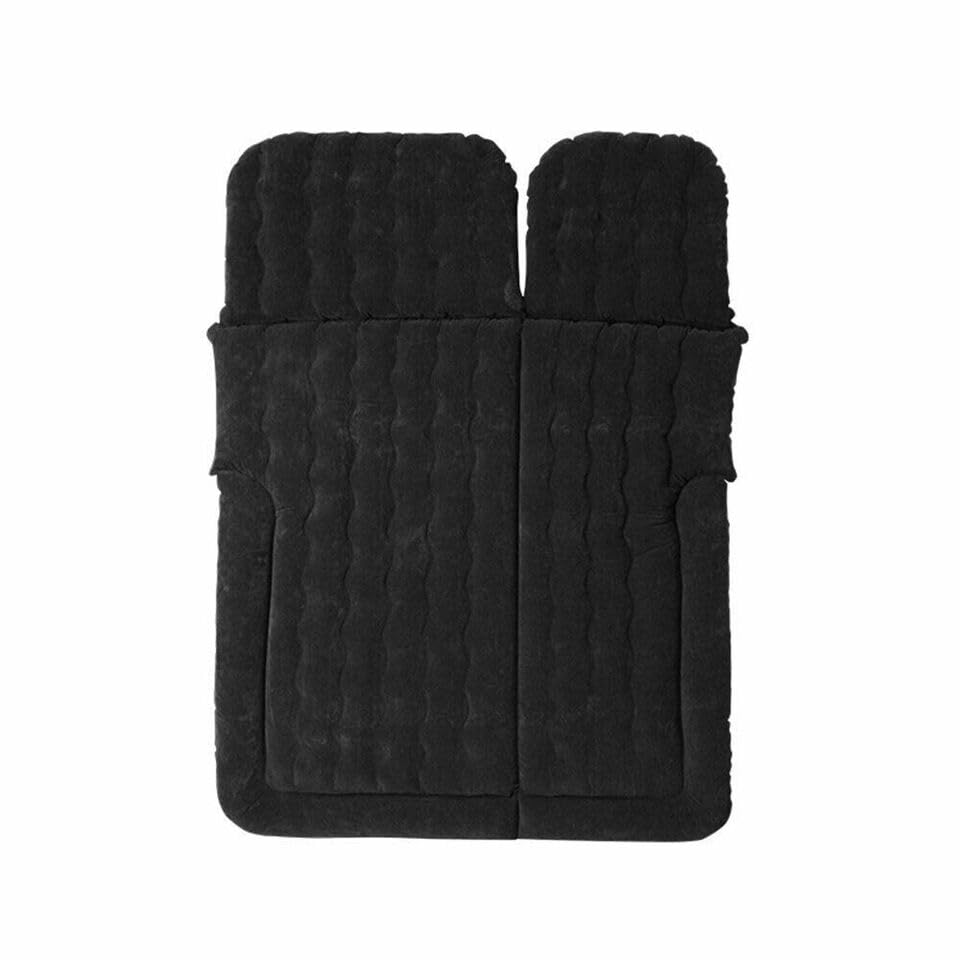 Image of Oshotto Multifunctional Car Inflatable Bed Air Mattress SUV Car Travel Outdoor Camping mat with Two Air Pillows and Air Pump Compatible with MG Hector (Black)