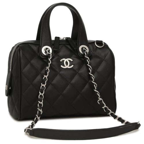[CHANEL] [シャネル] ハンドバッグ ショルダーバッグ マトラッセ ミニボストン CCマーク ミニバッグ ブラック レディース AS5578 B21292 94305 [並行輸入品]のサムネイル