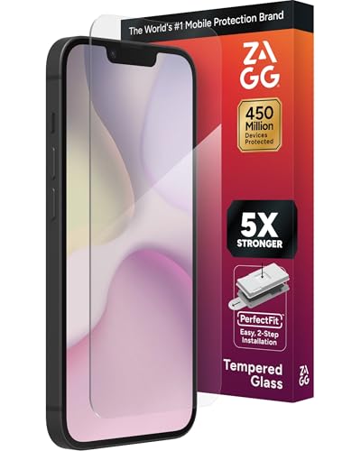 Image of ZAGG Glass Elite Screen Protector for Apple iPhone 17e / 16e / 14 /13 / 13 Pro - Advanced Impact and Scratch Protection, Anti-Fingerprint Technology, InvisibleShield, Easy to Install