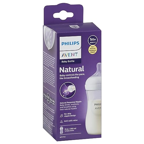 Avent, Baby Bottle Natural Clear, 1 Count