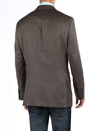 DTI BB Signature Men's Two Button Birdseye Suit Jacket Modern Fit Blazer Coat2