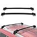 AUXMART Roof Rack Cross Bars Replacement for 2011-2016 Jeep Compass MK (Old Body Style), Aluminum Cargo Carrier Rooftop Rail Crossbars System