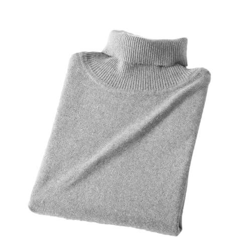 Mens Turtleneck Sweaters Slim Fit Ribbed Knitted Casual Long Sleeve Pullover Warm Jumper Tops