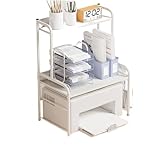 Grâce à sa conception de stockage à plusieurs niveaux, ce support permet une classification efficace et un placement ordonné, libérant ainsi plus d'espace sur le bureau et créant un environnement de travail propre et bien rangé.