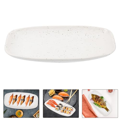 Plato cerámico rectangular estilo japonés OSALADI miniatura 5