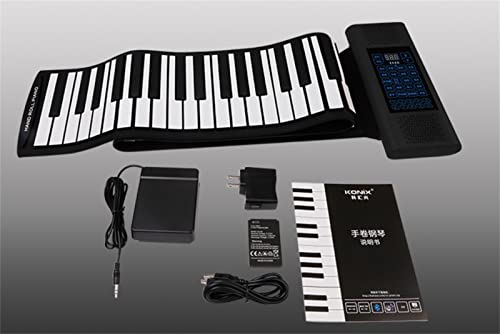 Piano 88 touches double klaxon roulé à la main pour adulte débutant avec prise USB - Les Beatles, Paul McCartney, John Lennon, RIngo Starr, George Harrison Piano 88 touches double klaxon roulé à la main pour adulte débutant avec prise USB – Image 7