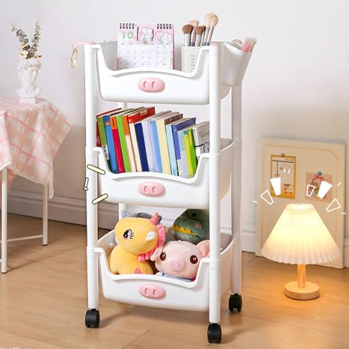 Chariot de rangement utilitaire pour stopper le désordre de maison