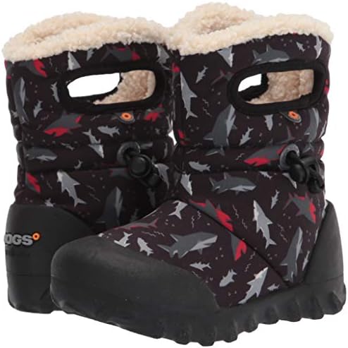 Bogs Baby B-Moc Snow Boot Rain, Sharks-Black, 5 US Unisex Infant | Image 6