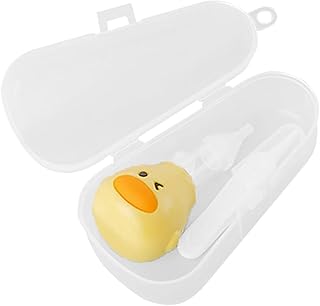 Hohopeti 1 Conjunto Aspirador De Muco Nasal Aspirador Nasal Para Bebê Aspirador Nasal Manual Sugador De Muco Nasal Ferramenta De Limpeza Do Nariz Do Bebê Suprimentos Para Bebês Tipo Push