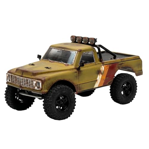 Image of furitek FX118 Fury Wagon Ultimate Upgrade Kit Scale 1 /18 RC Crawler RTR - Remote Control Car, RC Crawlers with High-End Upgrades Ready to Install for Adults (Yellow (TT-0022-1))