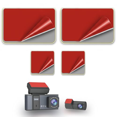 La mejor comparación de Sistemas de adhesivos de montaje - 5 favoritos. 33 Almohadilla adhesiva de repuesto para montaje en cámara de salpicadero, 4 unidades, resistente al calor, cinta adhesiva de montaje de doble cara para coche, salpicadero,...