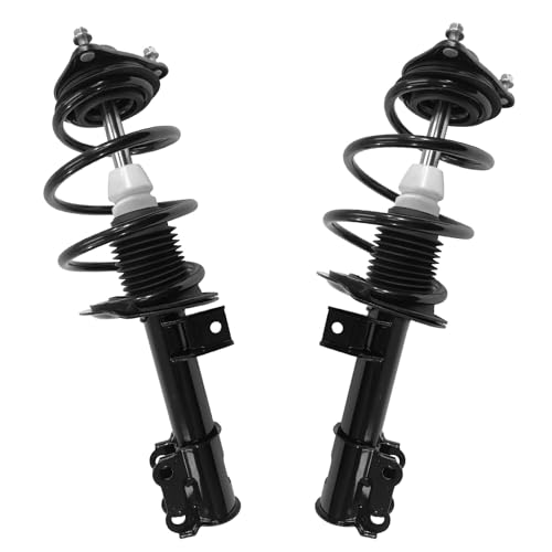 Image of Detroit Axle - 8pc Struts Shocks Kit for 2012 2013 2014 Hyundai Sonata w /Sport Suspension, 2 Front Struts with Coil Spring 2 Rear Shock Absorbers 4 Front Rear Sway Bar End Links Replacement