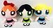Powerpuff Girls 3 Piece Plush Set Featuring Blossom, Bubbles, and Buttercup - Around 7" Tall