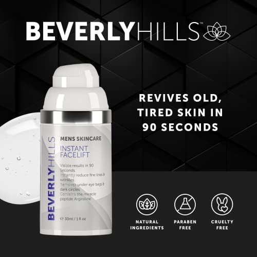 Beverly Hills Mens Instant Facelift And Eye Serum Treatment For Dark Circles, Puffy Eyes, And Wrinkles #TOP7
