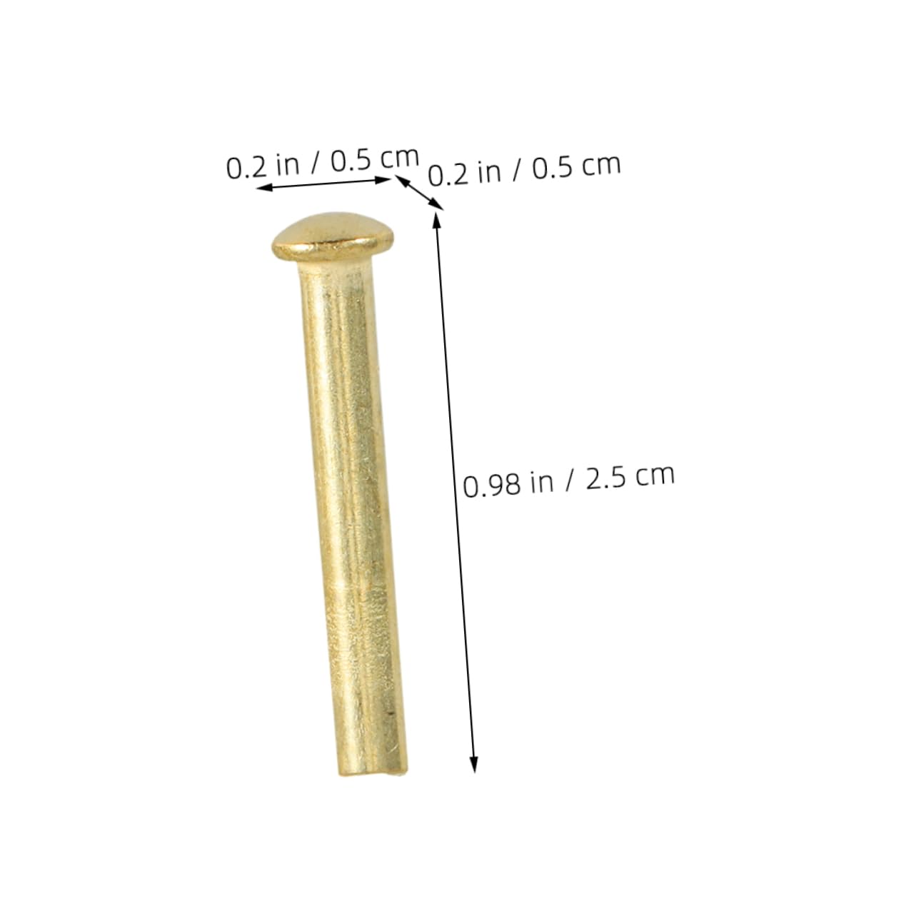 Unomor Professional Hand Fan Repair 10 Pack Stainless Steel Shaft Rivets Nuts for Folding Fan Upkeep