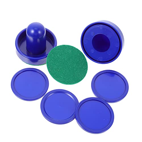ibasenice 2 Sets Air Hockey Paddles and Pucks Kit Durable Pushers with Balls for Home and Fairs Complete Hockey Accessories for Endless Fun