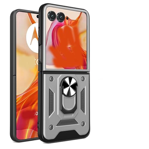 Ή@ for Motorola Razr 50 X}zP[X,Ή@ for Motorola razr 2024 }OlbguPbg [PC+TPU] 2 in 1 White