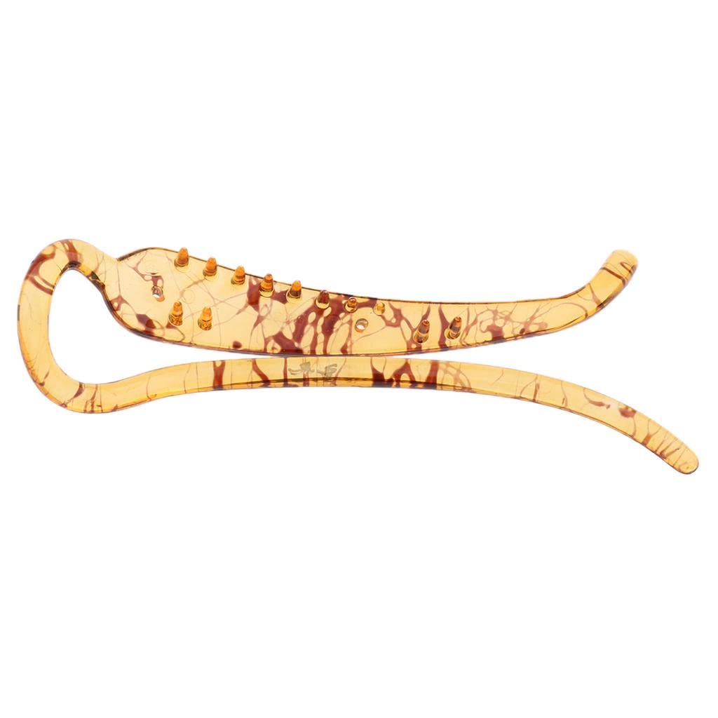 MYADDICTION Women Vintage Hair Banana Clip Hair Clamp Barrette Accessories Light Coffee Clothing, Shoes & Accessories | Womens Accessories | Hair Accessories-image-35