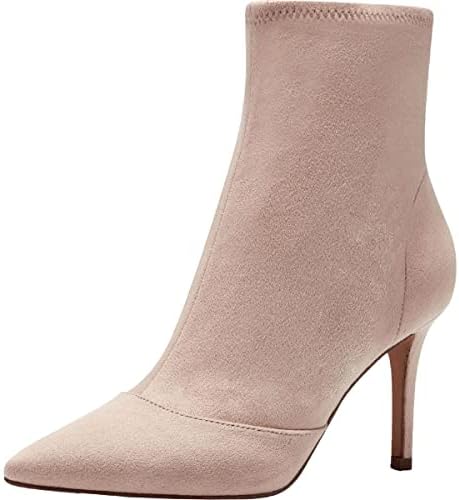 Jessica Simpson Women's Alliye Stiletto Heeled Ankle Booties Ivory Size 8.5