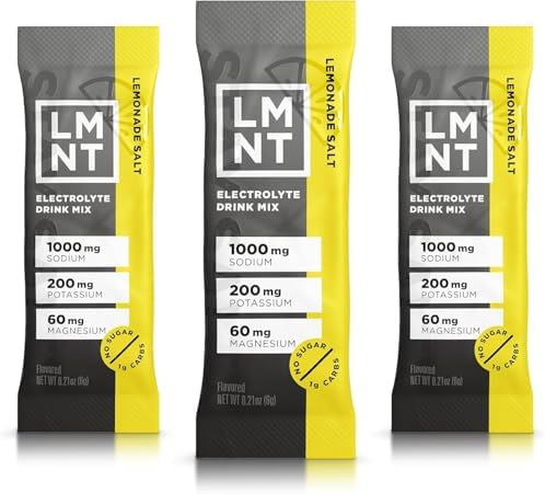 LMNT Zero Sugar Electrolytes - Lemonade | Drink Mix | 30-Count