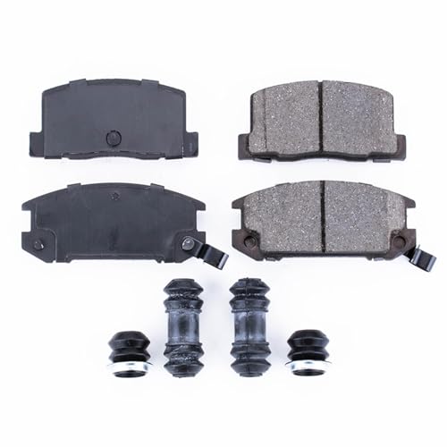 Image of PowerStop Rear Brake Pads for Toyota MR2 1991-95 | Toyota MR2 Spyder 2000-05 - Z17 Ceramic Brake Pads with Installation Hardware, 17-657