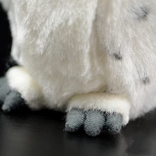 Lilizzhoumax Little Snowy Owl Stuffed Animal,Realistic Bird Plush,Super Soft Plush,Cute And Funny,Figure Toy,Girl Toys,Party Gift For Kids,Valentine’s Children's Day Gift, Home Decor(White 7.09 Inch) #TOP3