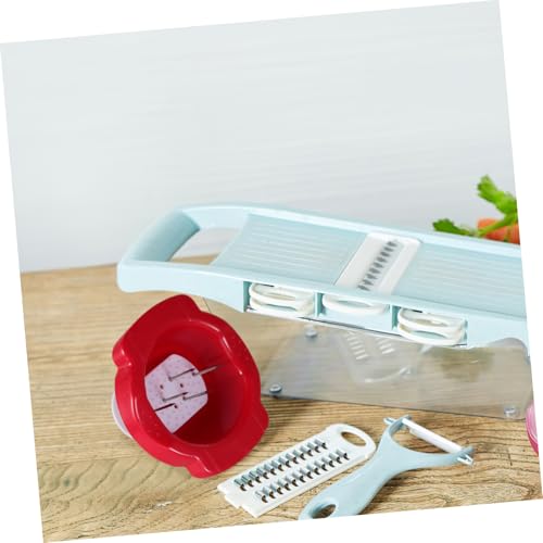 Protector de dedos para cortar verduras rojo ABS miniatura 4