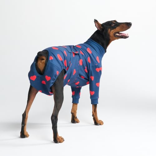 Image of Spark Paws Dog Recovery Suit - Surgical Onesie After Surgery, Male & Female | Full-Body & Belly Coverage Post Spay, Neuter or Abdominal Surgery - a Soft Cone Alternative. Breathable; Fits All Breeds