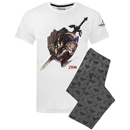La Leyenda de Zelda Pijamas Mens Nintendo T Shirt & Lounge Pantalones
