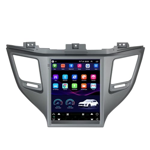 Autoradio 2 DIN 9.7 Pollici HD Touch Screen Navigazione GPS Car Stereo per Hyundai IX35 Tucson 3 2015-2018 Collega E USA Support Controllo del Volante Chiamate in Vivavoce