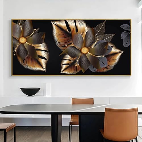 Peintures maison lumière luxe art mural abstrait ornement de prestige 30x60