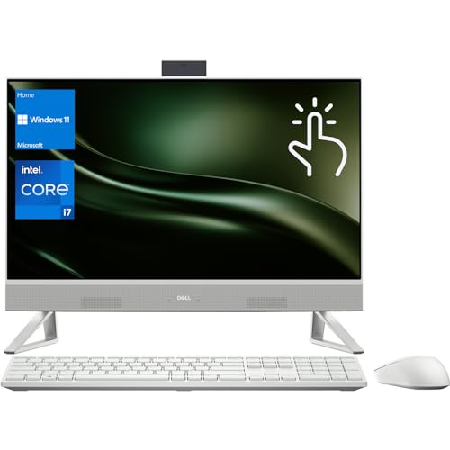 Image of DELL Inspiron 5000 Series 5420 All-in-One Desktop, 23.8 inch FHD Touchscreen, Intel Core i7-1355U, 16GB RAM, 1TB SSD, IR Camera, SD Card Reader, Wi-Fi 6, Wireless KB & Mouse, Windows 11 Home