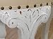 SIMONE GUARRACINO LUXURY DESIGN Taburete Pouf Eneas Estilo Shabby Chic Color Blanco...