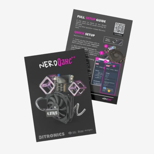 Image of NerdQaxe++ 4.8 THS, Bitcoin Miner, ~4.8TH /s Hashrate, 4 BM1370 ASIC chip from Antminer's S21 Pro, ~77W /TH Power Efficiency, Lottery Bitcoin Miner, WiFi Enabled, Bitaxe, Nerdqaxe, NerdQaxe ++