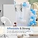 EMART Foto Hintergrund Ständer, 2x3m Verstellbarer Hintergrundsystem mit 8 Hintergrundklemmen, 2 Sandsack für Fotostudio Porträt Produktfotografie Studiofotografie, aus Metall
